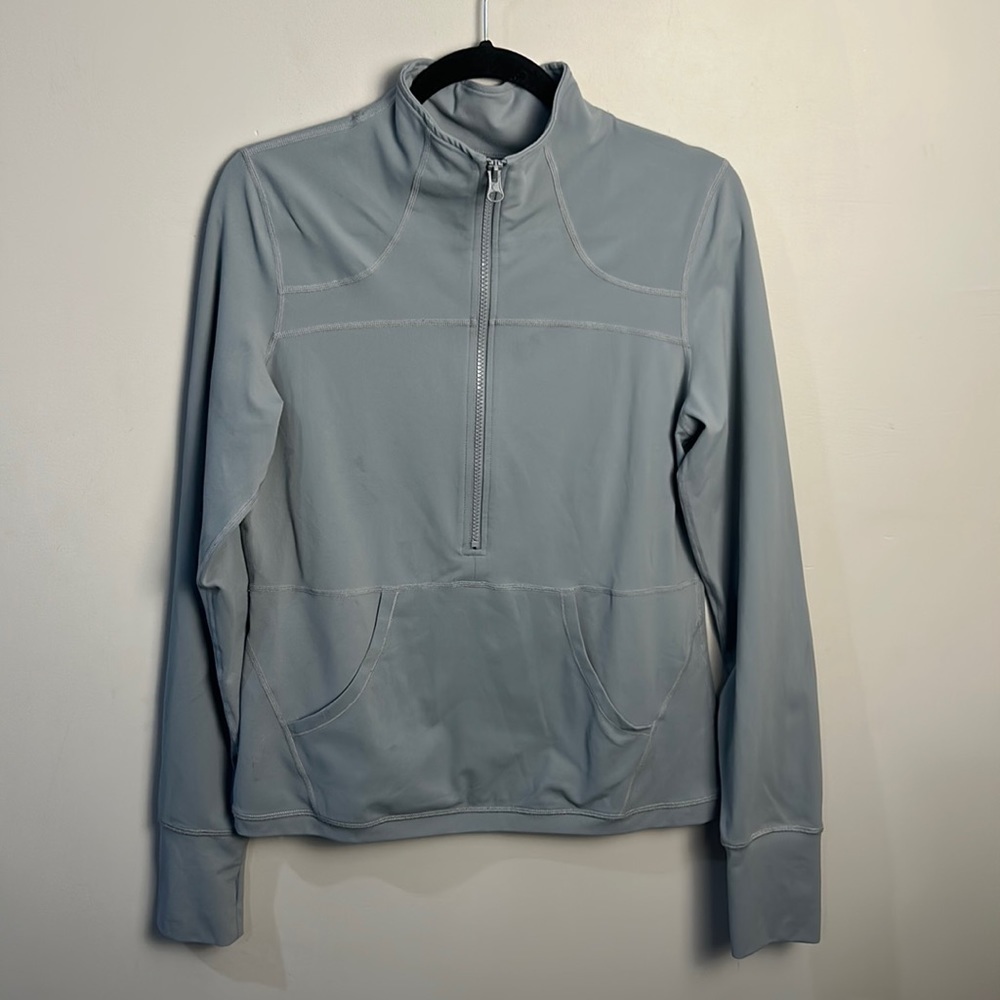 ZYIA Grey Pocket 1/2 Zip Pullover Women's Size L